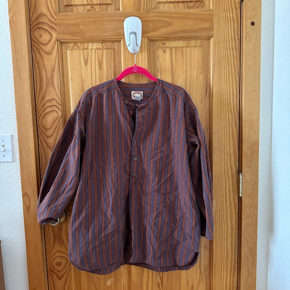 Banana Republic Striped Button-Up Tunic